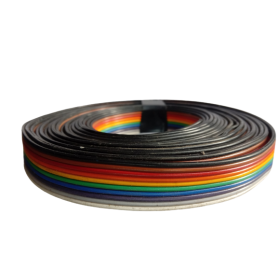 Ribbon wire-10 core Rainbow Colour Flat Cable Roll for project