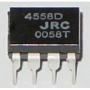 JRC 4558 IC Dual Audio Op Amp - Pack of 1 Pic