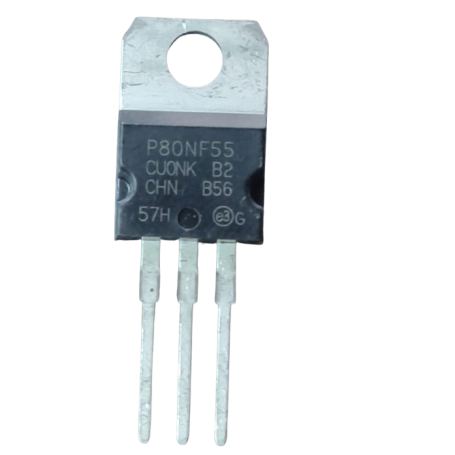 80NF55 MOSFET N-channel 55 V, 0.0065 Ω, 80 A 300W , TO-220 (original)